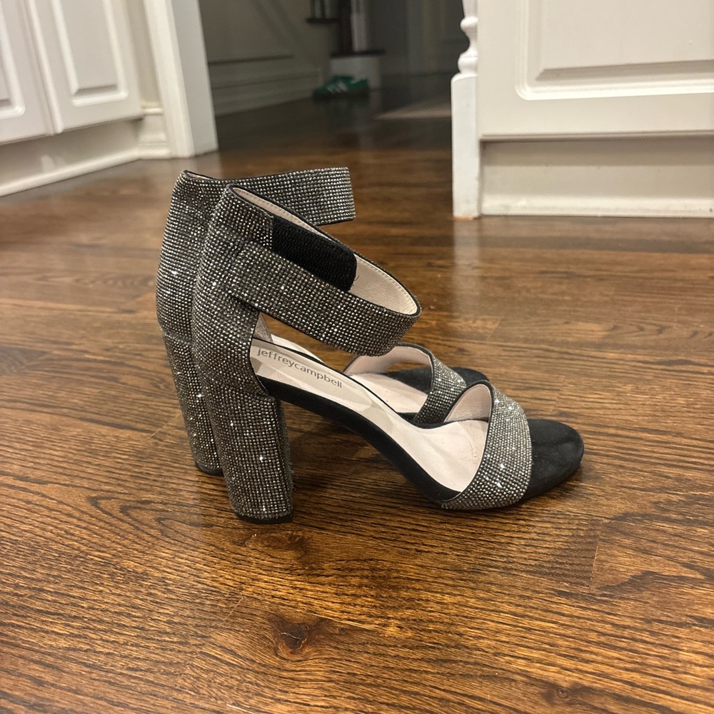 Jeffrey Campbell Sequin Sandal Heel